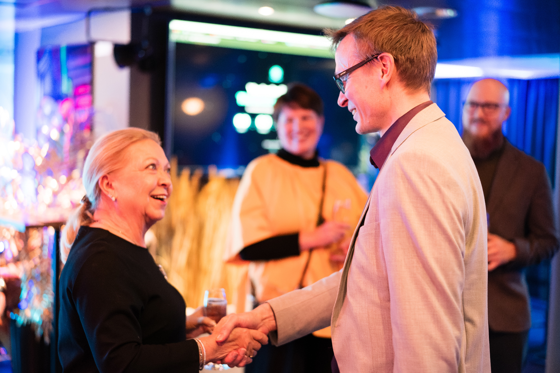 A portrait-style launch event image